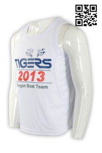 VT128 custom dragon boat team vest, sports sleeveless tank top festival ream group vest supplier